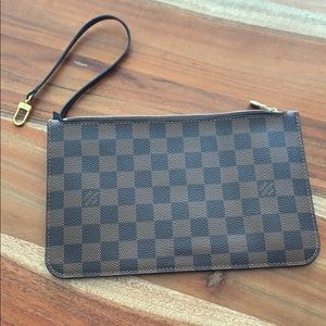 Louis Vuitton Damier Ebene Neverfull GM Pochette